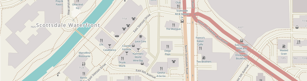 Map of the Indielocks office suite in Old Town Scottsdale